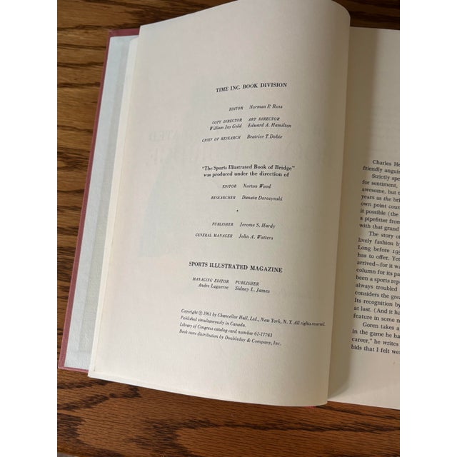 1960s 1961 First Edition "The Sports Illustrated Book of Bridge" by Charles Goren For Sale - Image 5 of 10