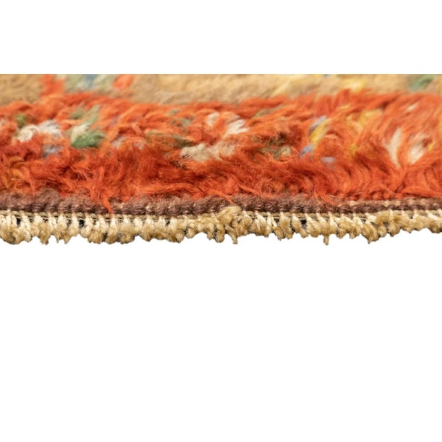 Red Antique Turkish Rug 3'6'' x 4'11'' For Sale - Image 8 of 12