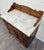 Brown Antique Victorian Eastlake Style Walnut Marble Top Cabinet Commode Washstand For Sale - Image 8 of 12