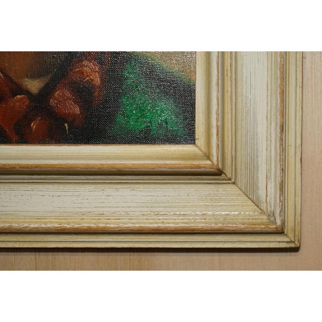 Janson, Young Boy Smoking, 1930, Oil on Canvas, Framed For Sale - Image 4 of 16