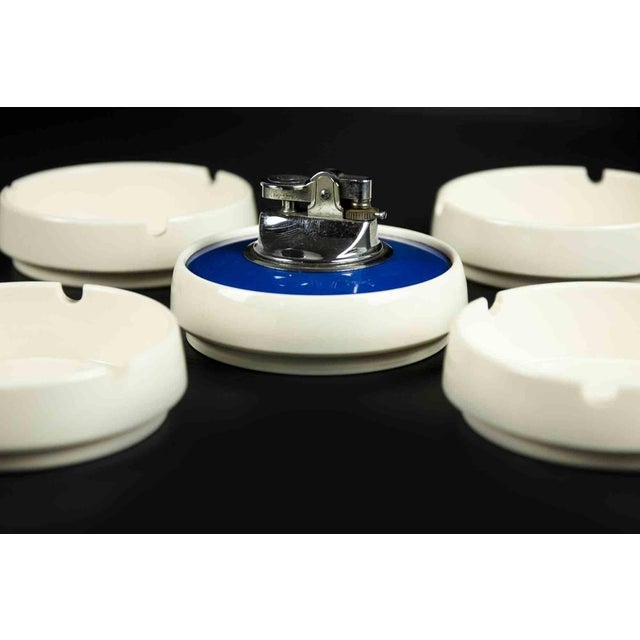 Pyramidal Ashtrays, Germany, 1970s, Set of 5 For Sale - Image 4 of 5