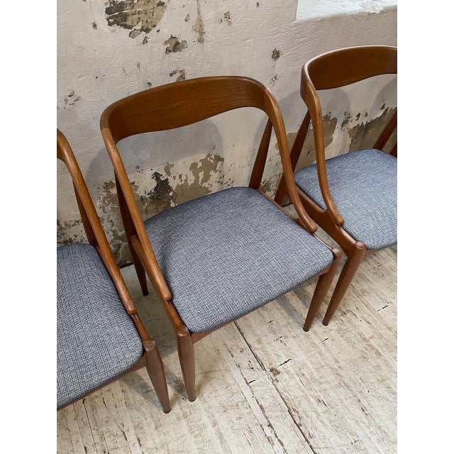 Samcom Dining Chairs by Johannes Andersen for Udulm, 1960s, Set of 6 For Sale - Image 18 of 18