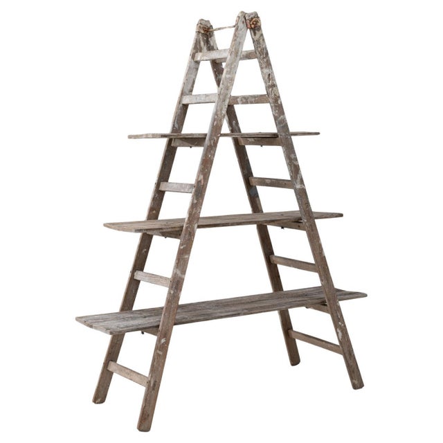 Mid 20th Century French A-Frame Ladder Shelf For Sale - Image 15 of 18