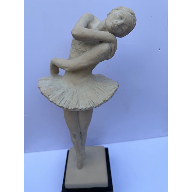 Vintage 1985 Austin Productions "On Point" Ballerina Sculpture by Klara Sever For Sale - Image 9 of 12