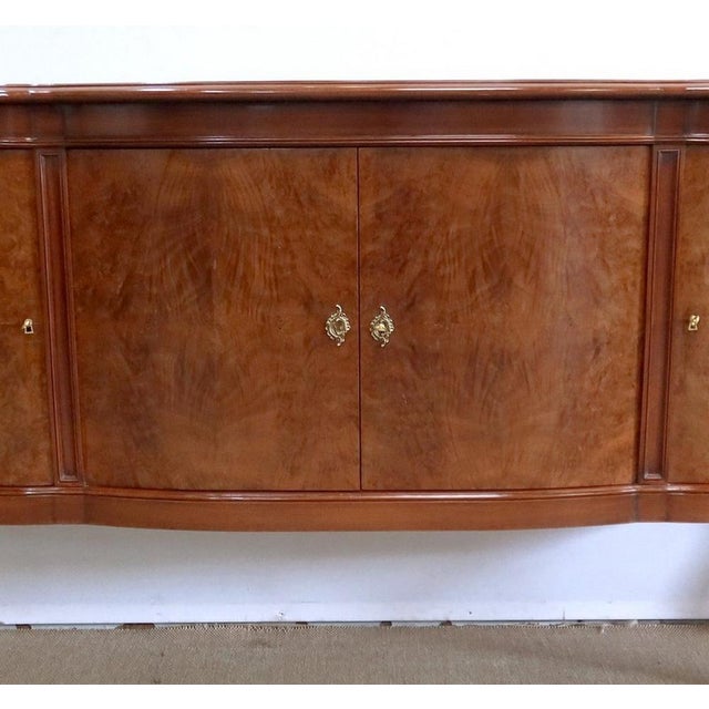 Chippendale Style Walnut Sideboard, 1930s For Sale - Image 6 of 18