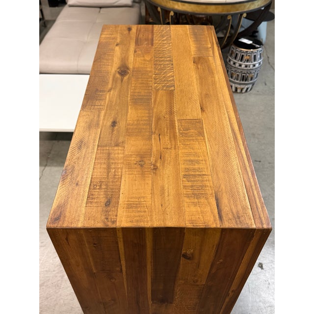 West Elm Alexa Reclaimed Wood Tall Dresser For Sale In San Francisco - Image 6 of 12