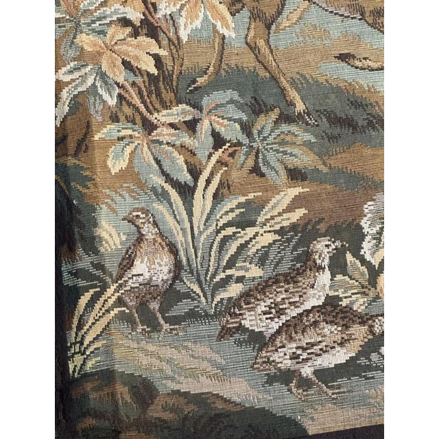 Vintage French Aubusson Style Jacquard Tapestry, 1970s For Sale - Image 16 of 18