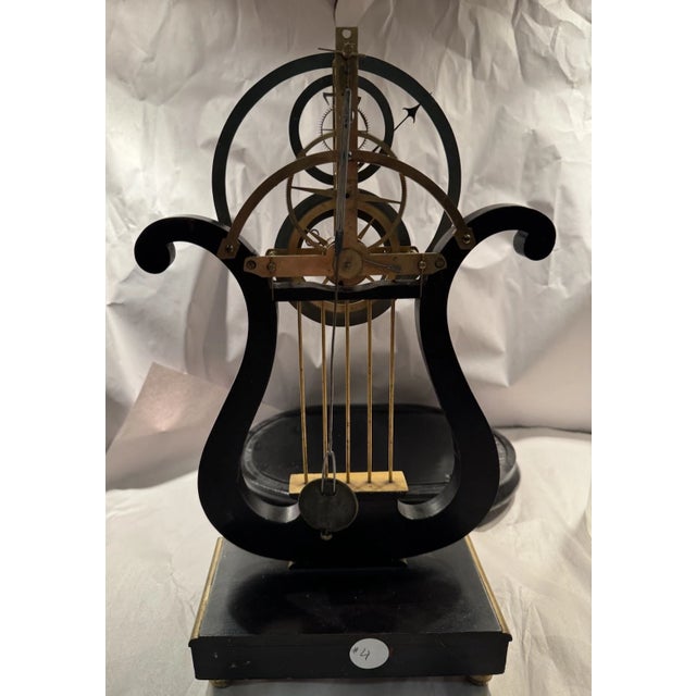 19th Century Astronomical Style Skeleton Clock For Sale - Image 9 of 12