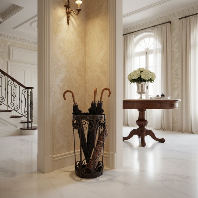 The Artisan Umbrella Stand: Elegance for Your Entryway ☔ Make a lasting first impression the moment guests step through...