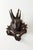 Rustic Pair of Black Forest 1880s Carved Wooden Chamois Coat or Hat Racks with Foliage For Sale - Image 3 of 12