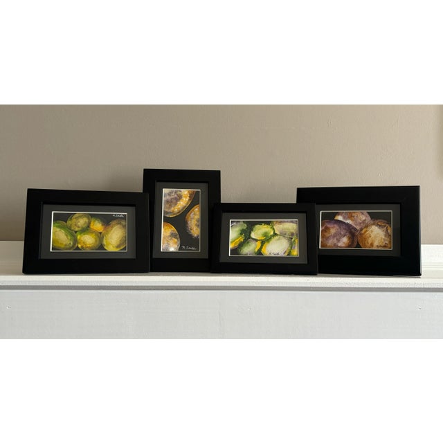 Paint Rock Collection Original Watercolor Painting Signed and Framed For Sale - Image 7 of 7