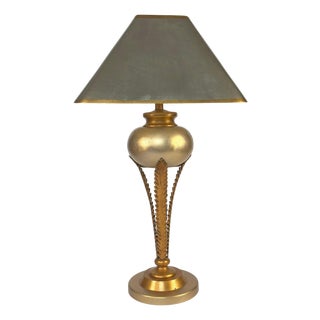 Gilded Palm Tree Lamp by Lam Lee, 1980 For Sale