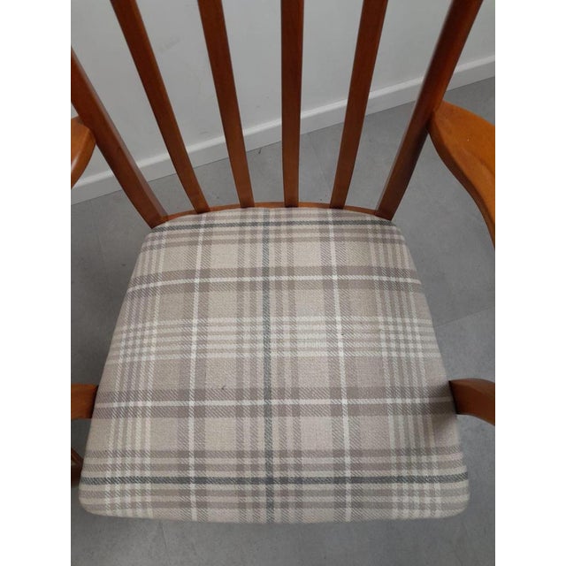 Vintage Armchair in Wood from Nathan For Sale - Image 3 of 5