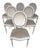 French Louis XVI Dining Chairs – Set of 6 For Sale
