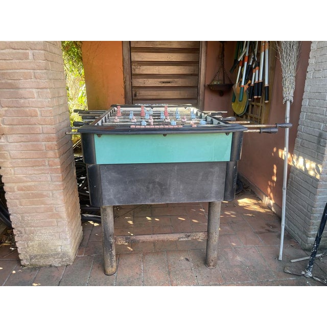 Metal Italian Football Table with Glass Playing Field from Fas Pendezza, 2000s For Sale - Image 7 of 18