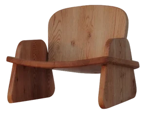 American Oak Lobby Armchair by Marco Calhau