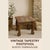 1940s Tapestry Footstool Jacobean Revival Wood Oak Ottoman Brass Tacks Dark Academia For Sale - Image 4 of 6