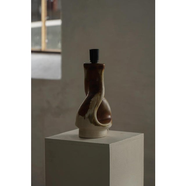 Ceramic Danish Sculptural Model 989 Table Lamp in Stoneware from Axella Stentøj, 1960s-1970s For Sale - Image 7 of 18