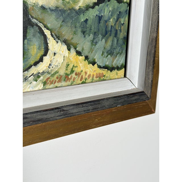 Erik Hilströml, Winter Landscape, 1960s, Oil on Panel, Framed For Sale - Image 10 of 18