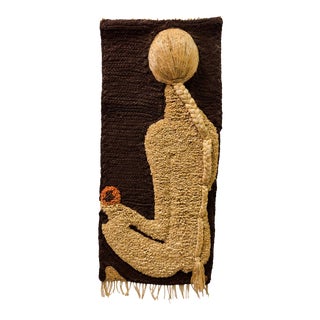 Don Freedman Macrame Wall Hanging of Female Nude For Sale
