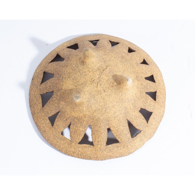 Signed Studio Pottery Pierced Bowl by Michael Zoeller For Sale In Indianapolis - Image 6 of 7