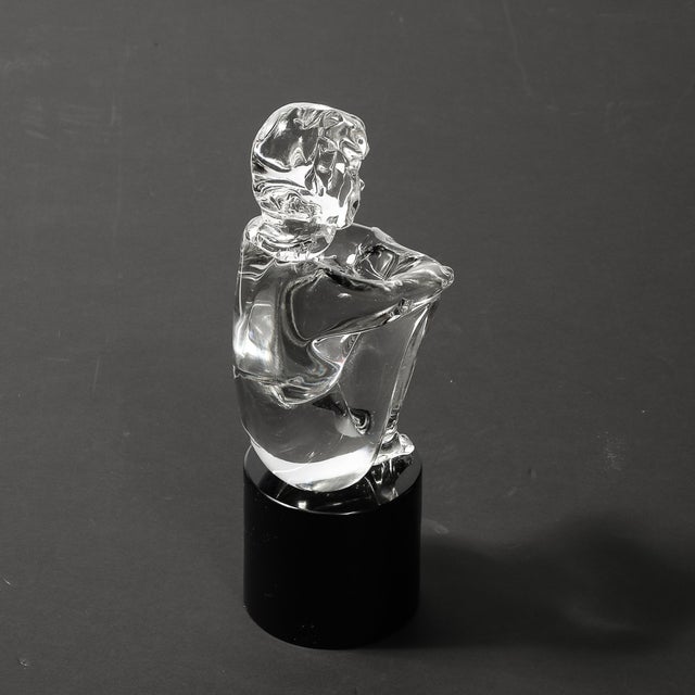Mid-Century Hand-Blown Murano Glass Figural Sculpture Signed Lorenado Rosin For Sale - Image 16 of 18