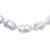 Off-white Extra Large White Baroque Pearl Necklace For Sale - Image 8 of 13
