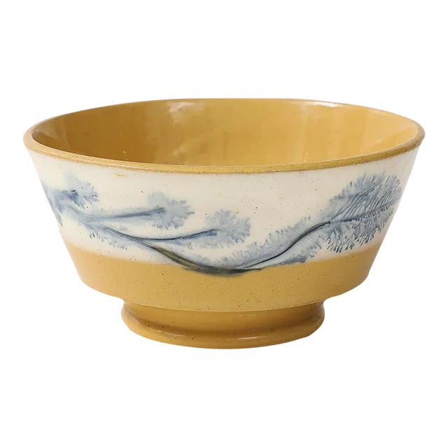 Early 20th Century Mochaware Bowl For Sale