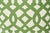 2010s Schumacher Double-Sided Pillow in Imperial Trellis Linen Print For Sale - Image 5 of 7