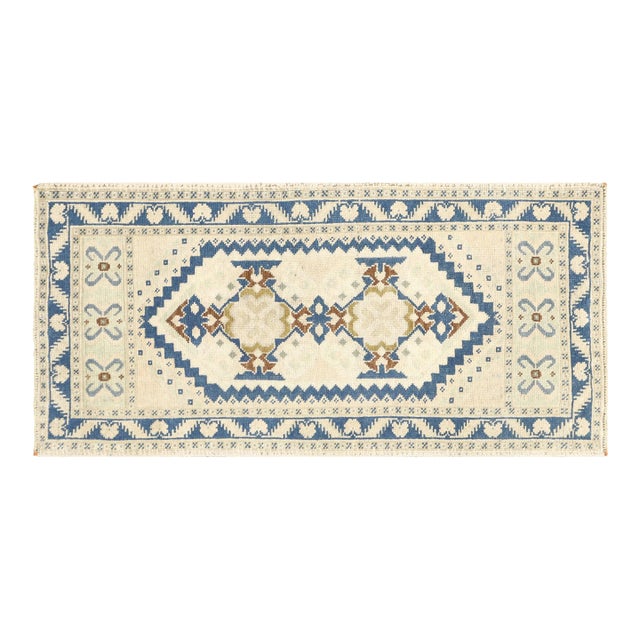 1960s Turkish Oushak Rug For Sale