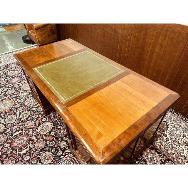Italian Desk in Leather For Sale - Image 18 of 18