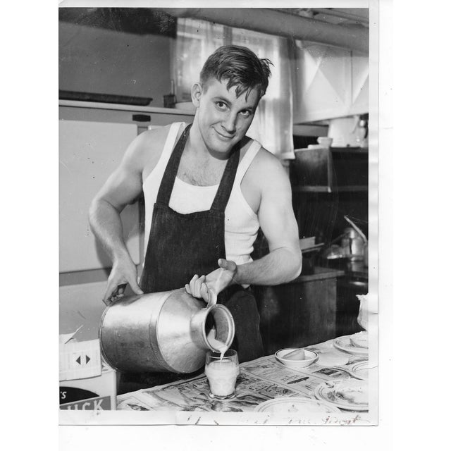 Figurative 1938 Sigma Chi Football Player Photograph For Sale - Image 3 of 4