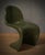Mid-Century Modern Olive Green Chair in Resin from Verner Panton, 1960s For Sale - Image 4 of 9