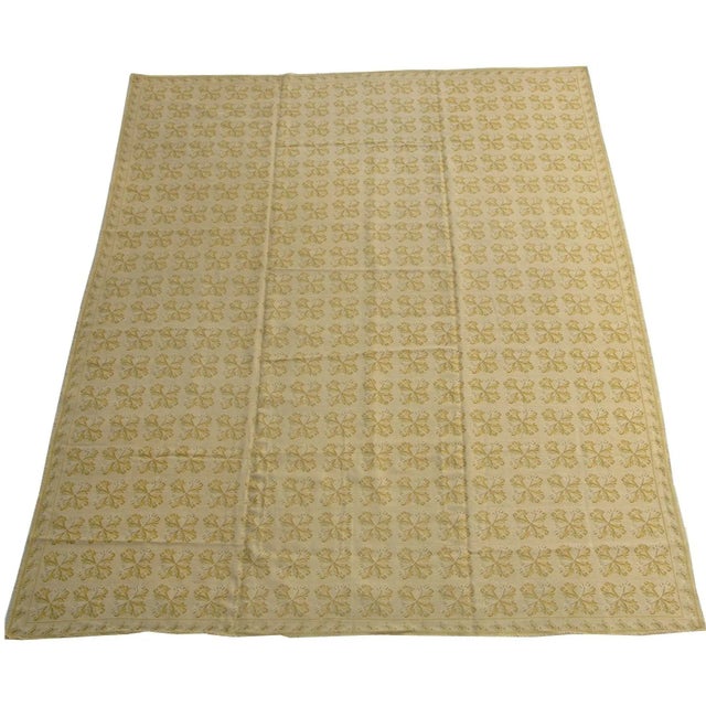 19th Century 19th Century Antique European Portuguese Carpet For Sale - Image 5 of 5