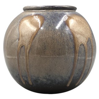 Vintage Ceramic Ball Vase For Sale