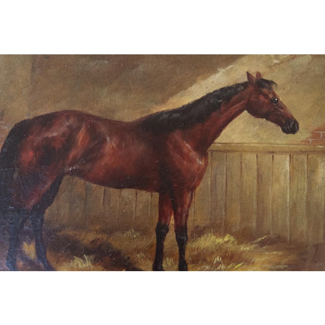 A. Ladd, Bay Horse, 20th Century, Oil on Board, Framed For Sale - Image 16 of 18