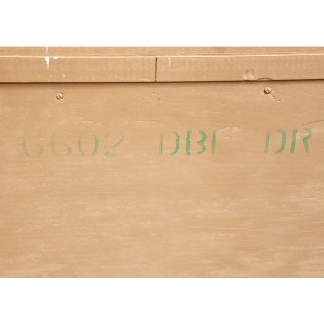 Link Taylor Countryside Collection Solid Oak Early American Rustic 55" Double Dresser 6602 For Sale - Image 14 of 14
