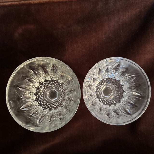 French Antique Crystal Wine Glasses and Champagne Flutes - Set of 28 For Sale - Image 11 of 12