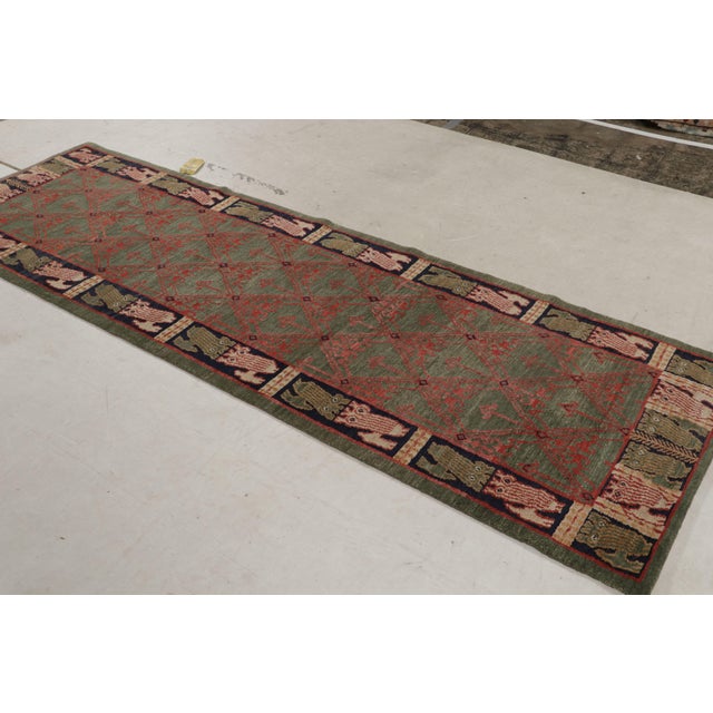 Hand knotted in wool originating from one of our most reputed long-standing partner looms in Nepal, this addition to the...