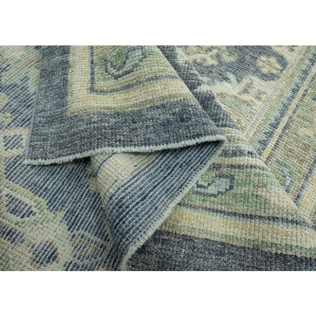 Textile Turkish Oushak Rug 4'11" x 7'1" #17328 For Sale - Image 7 of 8