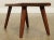 Studio Crafted Mid Century Walnut Small Stool For Sale - Image 4 of 13