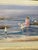 1990s Nora DeBolt Coastal Beach Lithographs in Light Wood Frames, 1992 - a Pair For Sale - Image 9 of 12