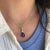 2.4ct Amethyst Pendant with a Natural Diamond in Solid 14k Yellow Gold Pear 11x8mm For Sale - Image 4 of 6