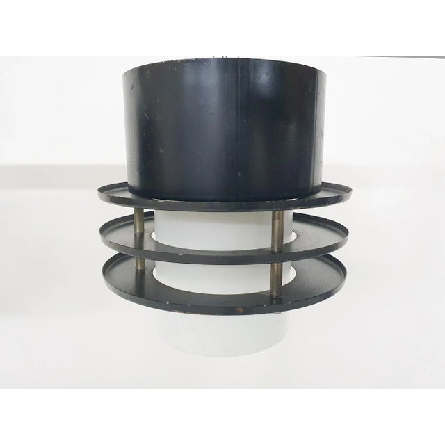 Metal Minimalistic Ceiling Lights, the Netherlands 1960s, Set of 2 For Sale - Image 7 of 11