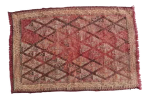 Small Geometrical Jajim Kilim Rug 1′10″ × 2′8″