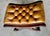 Cora 1920 English Mahogany Chesterfield Leather Stool For Sale - Image 11 of 11