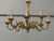 Metal Large French Gilded Brass Chandelier, 1970 For Sale - Image 7 of 8
