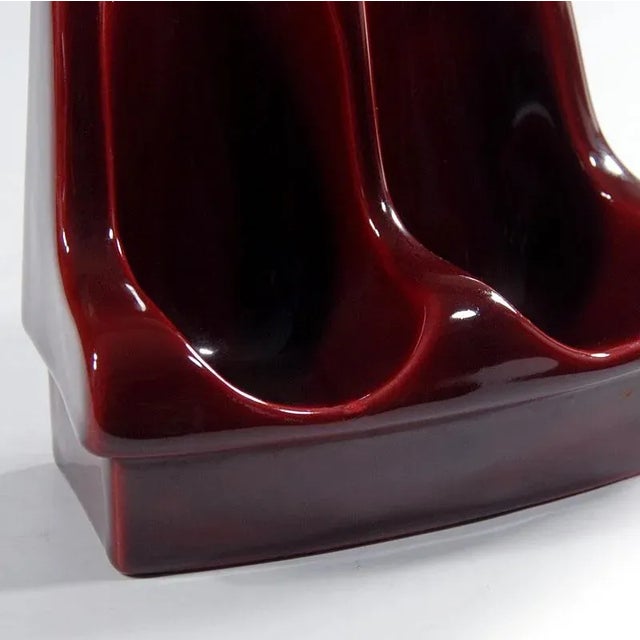 Ceramic Italian Ceramic Pipe Stand from SC3, 1970s For Sale - Image 7 of 11