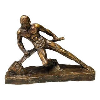 Le Faguays, Sailor Pilot, Bronze For Sale