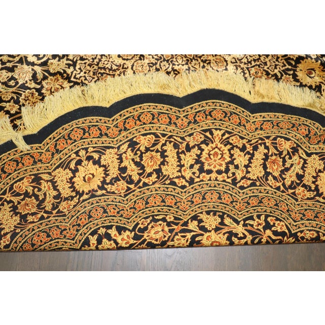 Persian 20th Century Signed Round Silk Rug rug no. 10947 For Sale - Image 3 of 10